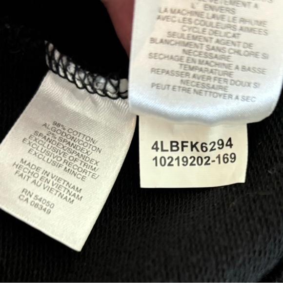 Jones New York Signature Women’s Front Zip Knit  Jacket Black Size Petite Medium - Picture 5 of 5